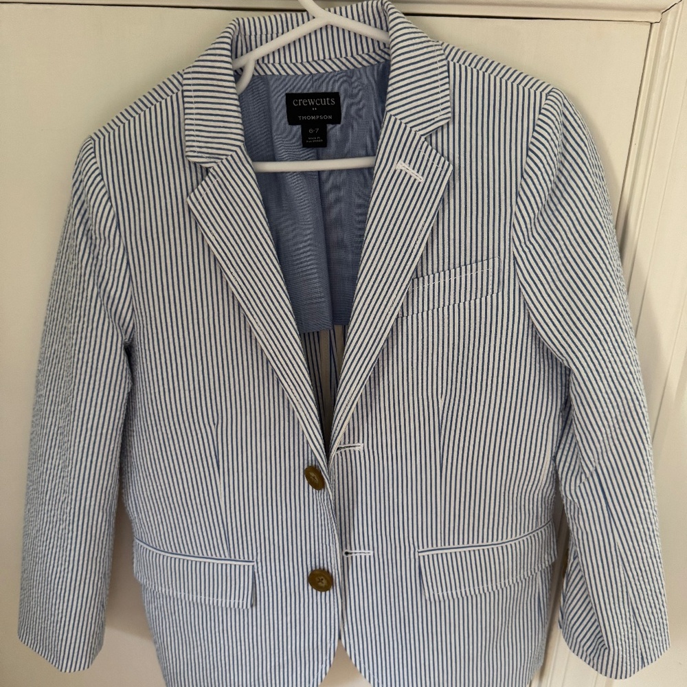 Boys JCrew Seersucker Suit